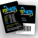 Fitness Club Lochness - klubová karta